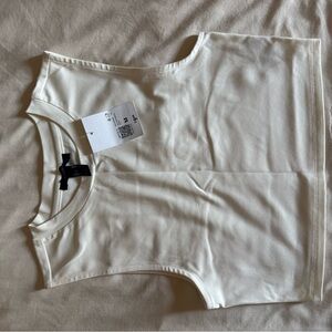 Forever 21 White Crop Tank